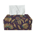 Tribal Native Indian Pattern Print Rectangle Tissue Box Cover