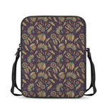 Tribal Native Indian Pattern Print Rectangular Crossbody Bag