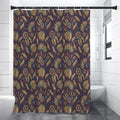 Tribal Native Indian Pattern Print Shower Curtain