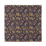 Tribal Native Indian Pattern Print Silk Bandana