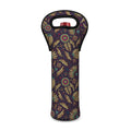 Tribal Native Indian Pattern Print Single Neoprene Wine Tote