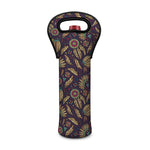 Tribal Native Indian Pattern Print Single Neoprene Wine Tote