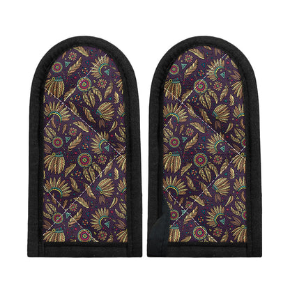 Tribal Native Indian Pattern Print Skillet Handle Cover