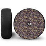 Tribal Native Indian Pattern Print Tire Cover With Camera Hole