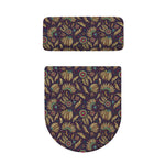 Tribal Native Indian Pattern Print Toilet Lid And Tank Cover Set