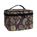 Tribal Native Indian Pattern Print Travel Makeup Bag
