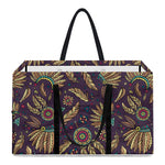 Tribal Native Indian Pattern Print Utility Tote Bag
