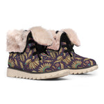 Tribal Native Indian Pattern Print Winter Boots