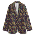 Tribal Native Indian Pattern Print Women's Blazer