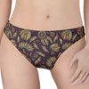 Tribal Native Indian Pattern Print Women's Thong