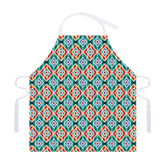 Tribal Navajo Pattern Print Adjustable Apron