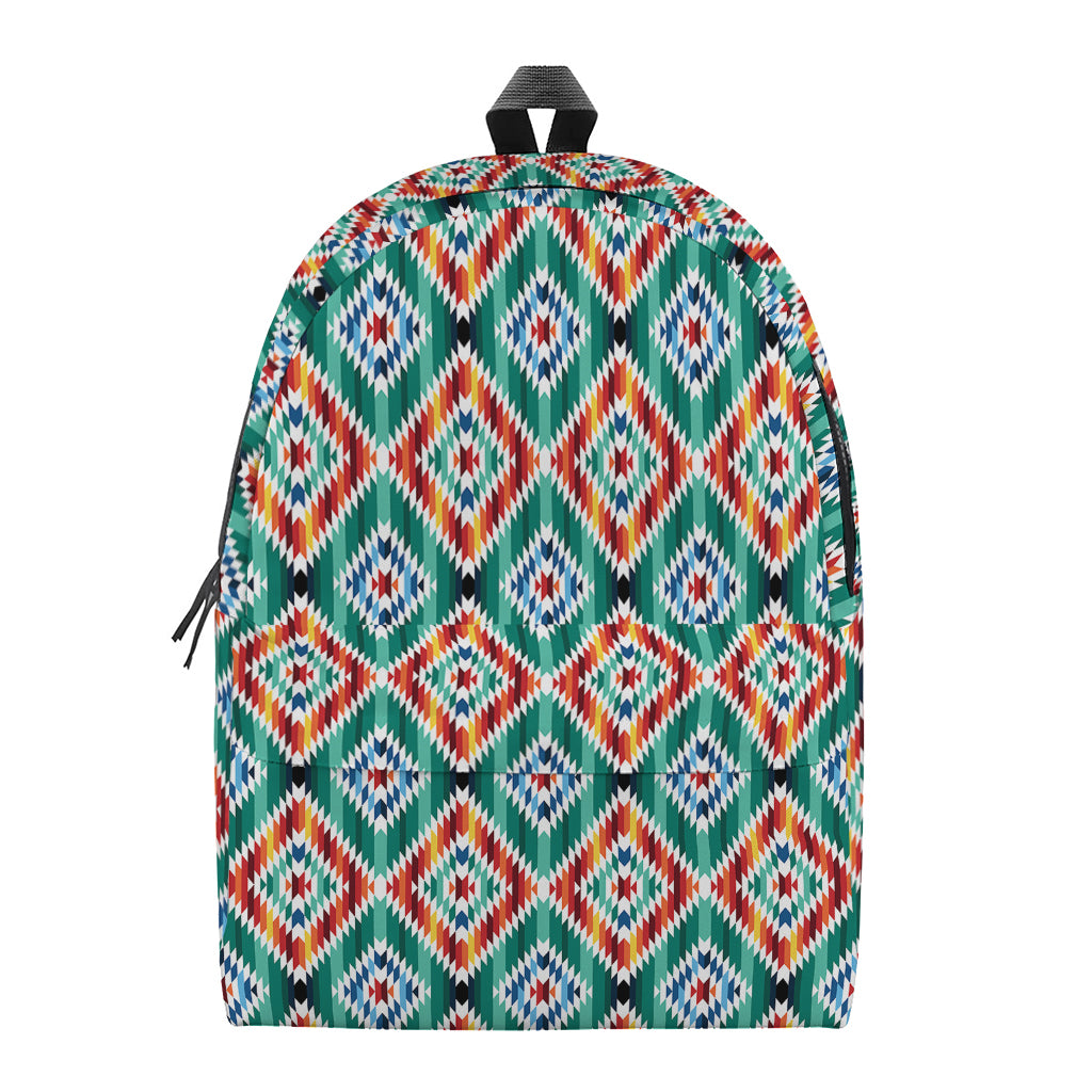 Tribal Navajo Pattern Print Backpack