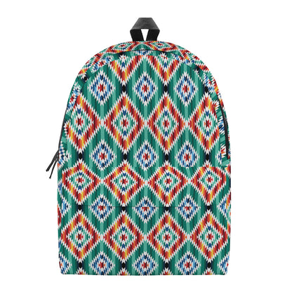 Tribal Navajo Pattern Print Backpack