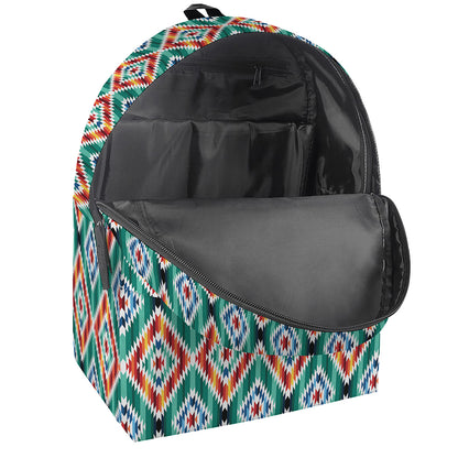 Tribal Navajo Pattern Print Backpack