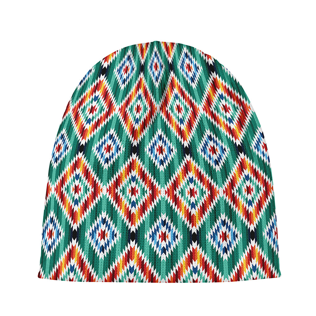 Tribal Navajo Pattern Print Beanie