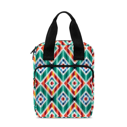 Tribal Navajo Pattern Print Bible Tote Bag