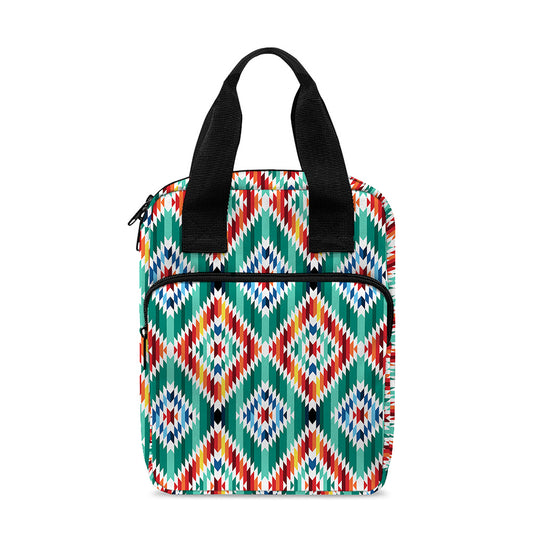 Tribal Navajo Pattern Print Bible Tote Bag