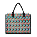 Tribal Navajo Pattern Print Canvas Tote Bag