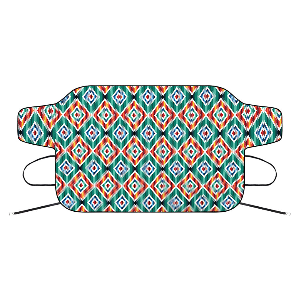 Tribal Navajo Pattern Print Car Windshield Snow Cover