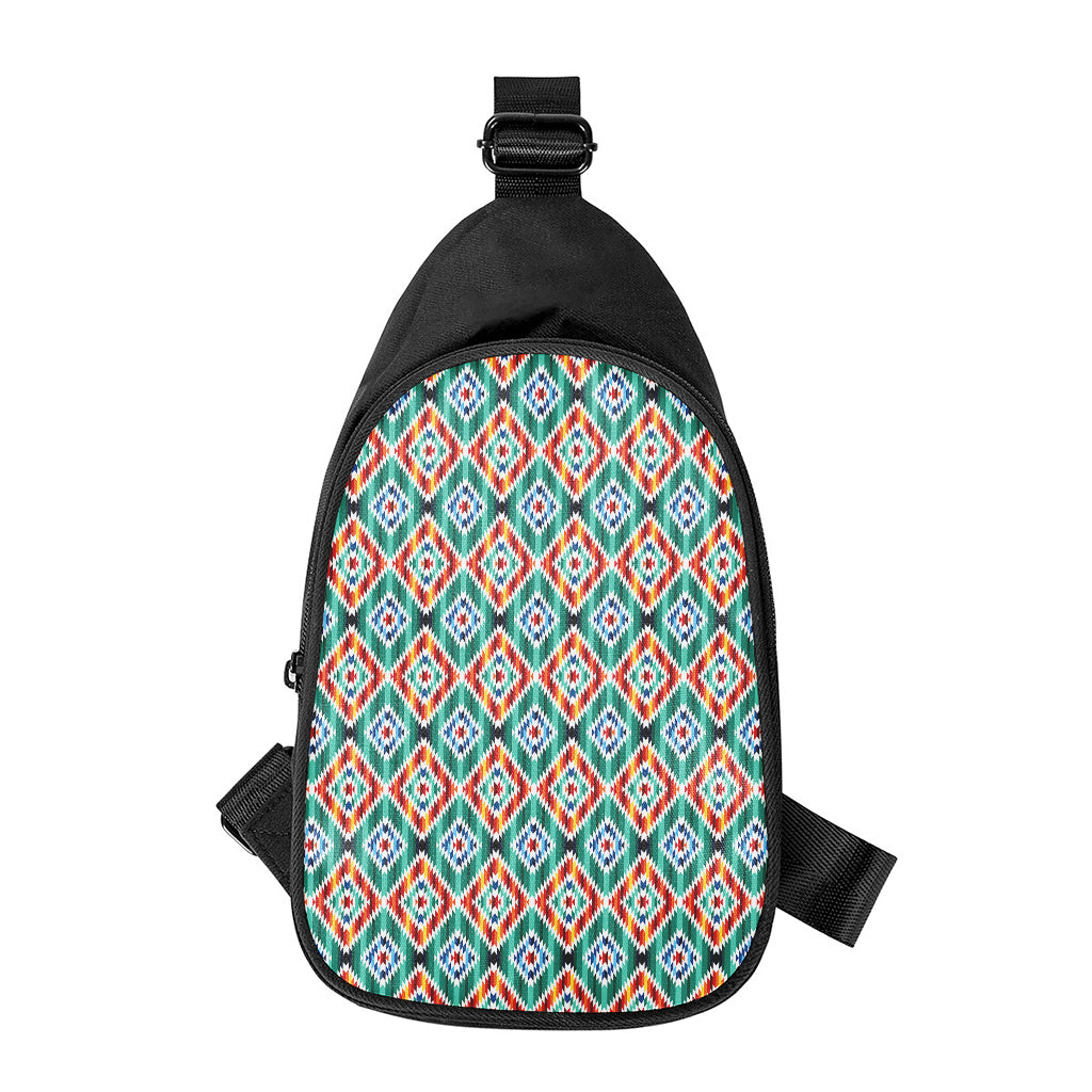 Tribal Navajo Pattern Print Chest Bag