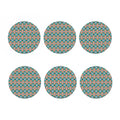 Tribal Navajo Pattern Print Coaster Set