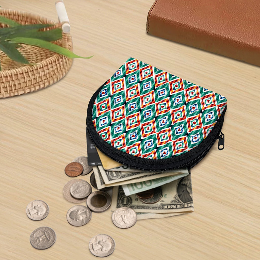 Tribal Navajo Pattern Print Coin Purse