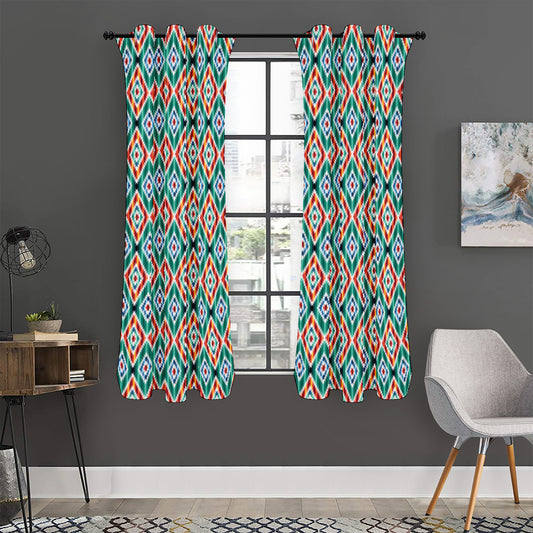 Tribal Navajo Pattern Print Curtain