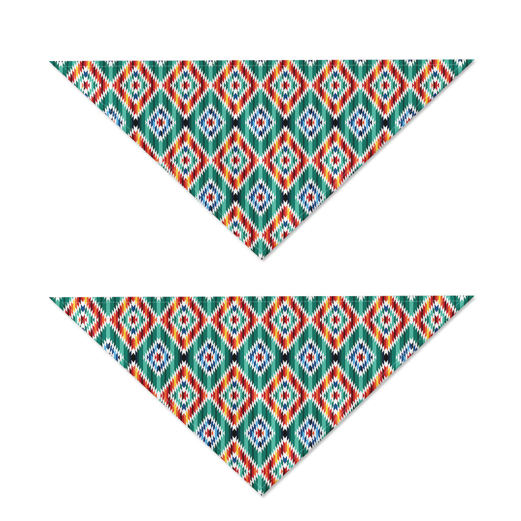 Tribal Navajo Pattern Print Dog Bandana
