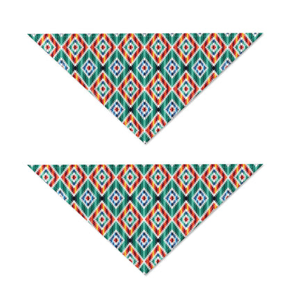 Tribal Navajo Pattern Print Dog Bandana