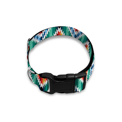 Tribal Navajo Pattern Print Dog Collar