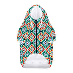 Tribal Navajo Pattern Print Dog Zip Up Hoodie