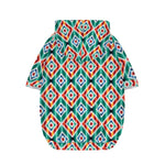 Tribal Navajo Pattern Print Dog Zip Up Hoodie