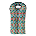 Tribal Navajo Pattern Print Double Neoprene Wine Tote