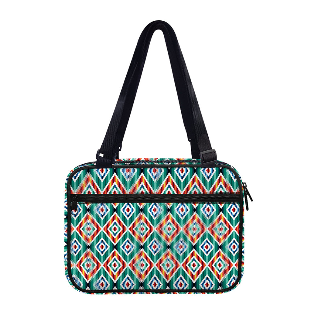 Tribal Navajo Pattern Print Double Strap Bible Bag