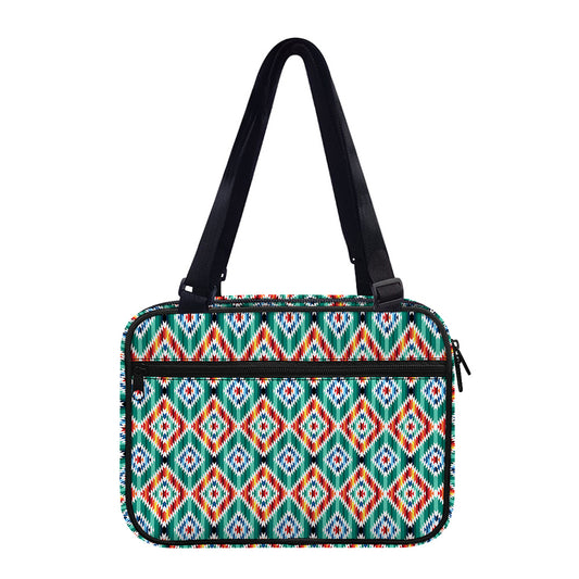 Tribal Navajo Pattern Print Double Strap Bible Bag