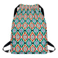 Tribal Navajo Pattern Print Drawstring Backpack