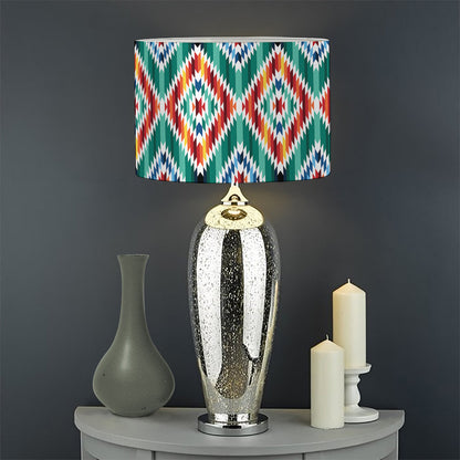 Tribal Navajo Pattern Print Drum Lamp Shade