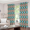 Tribal Navajo Pattern Print Extra Wide Grommet Curtains