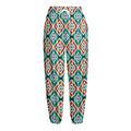 Tribal Navajo Pattern Print Fleece Lined Knit Pants