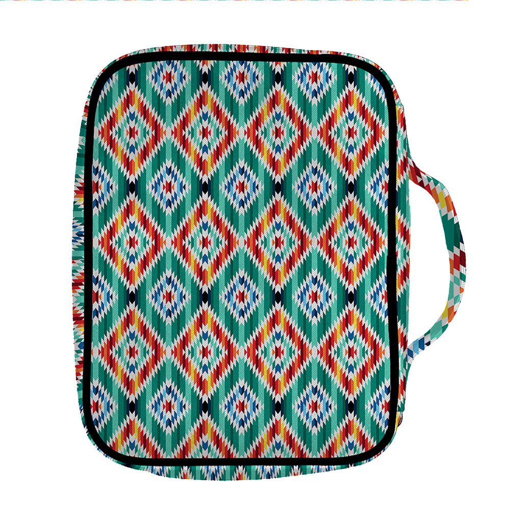 Tribal Navajo Pattern Print Front Pocket Bible Bag