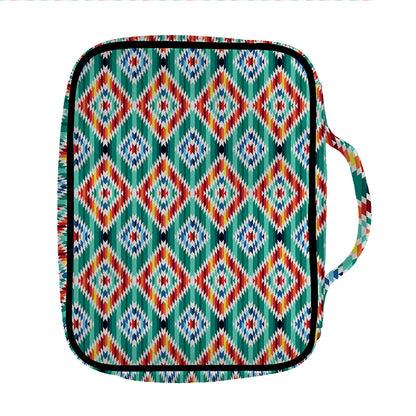 Tribal Navajo Pattern Print Front Pocket Bible Bag