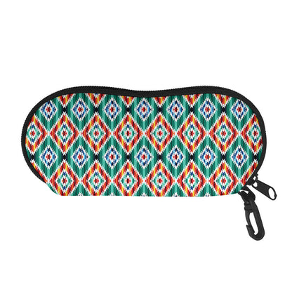 Tribal Navajo Pattern Print Glasses Case