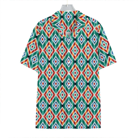 Tribal Navajo Pattern Print Hawaiian Shirt