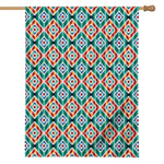 Tribal Navajo Pattern Print House Flag