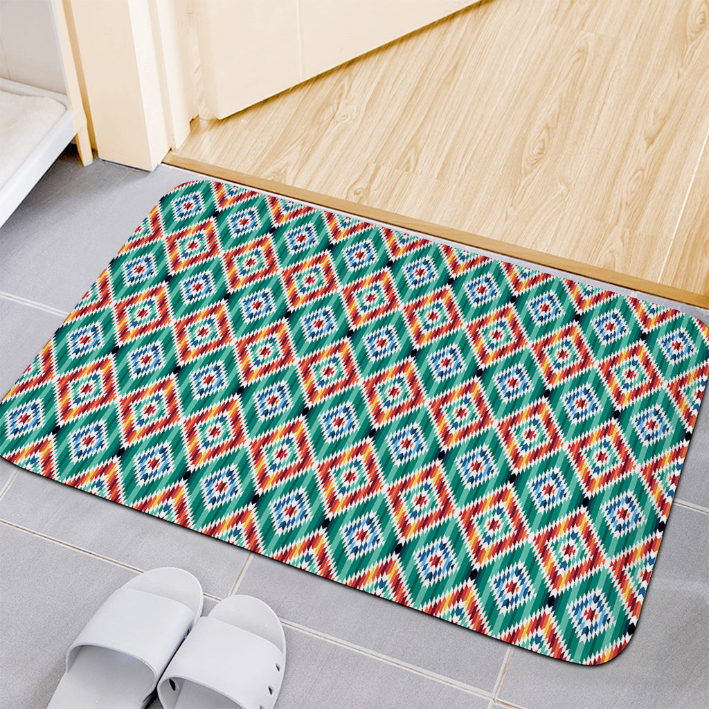 Tribal Navajo Pattern Print Indoor Door Mat