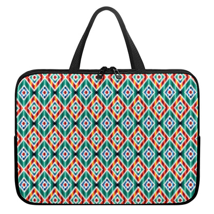 Tribal Navajo Pattern Print Laptop Sleeve With Handle