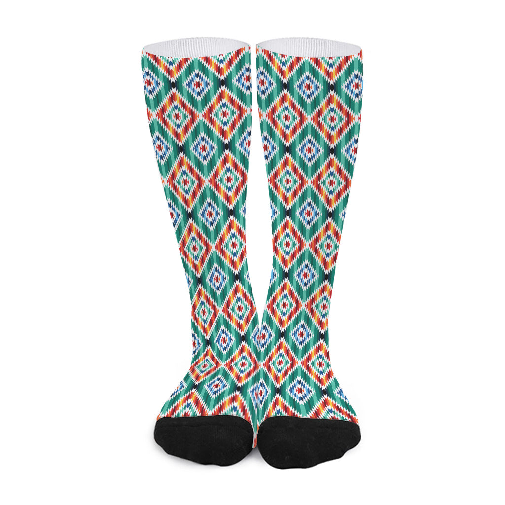 Tribal Navajo Pattern Print Long Socks