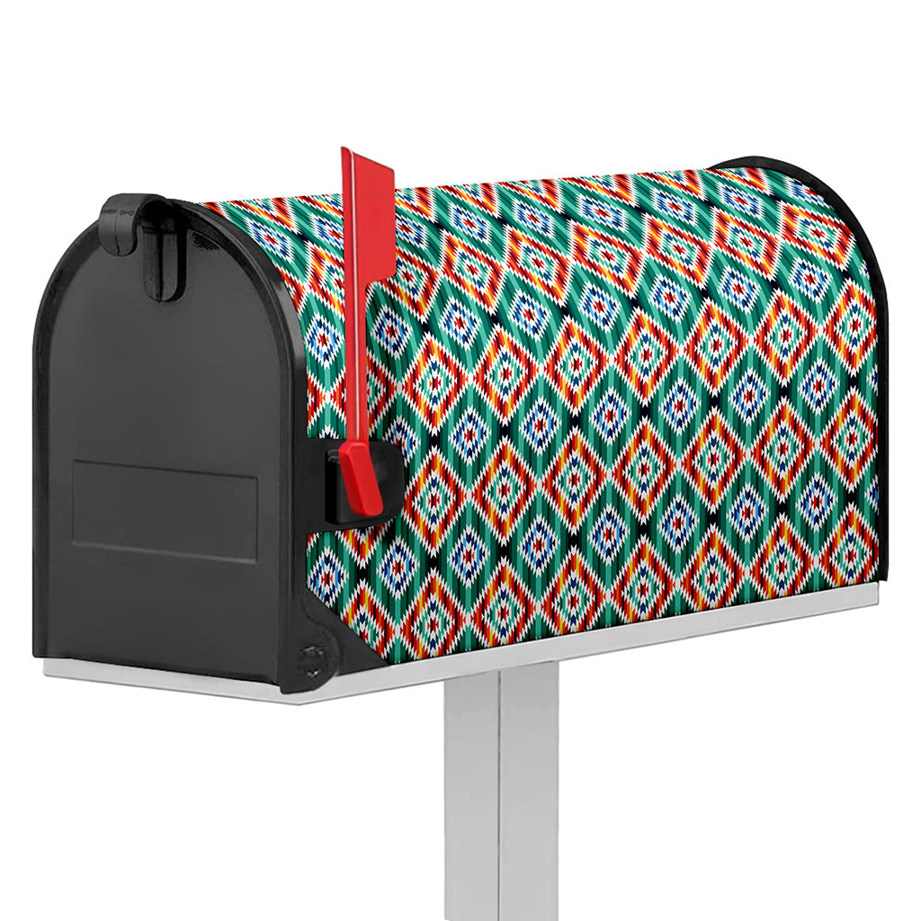 Tribal Navajo Pattern Print Mailbox Cover