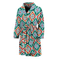 Tribal Navajo Pattern Print Men's Bathrobe