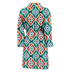 Tribal Navajo Pattern Print Men's Bathrobe